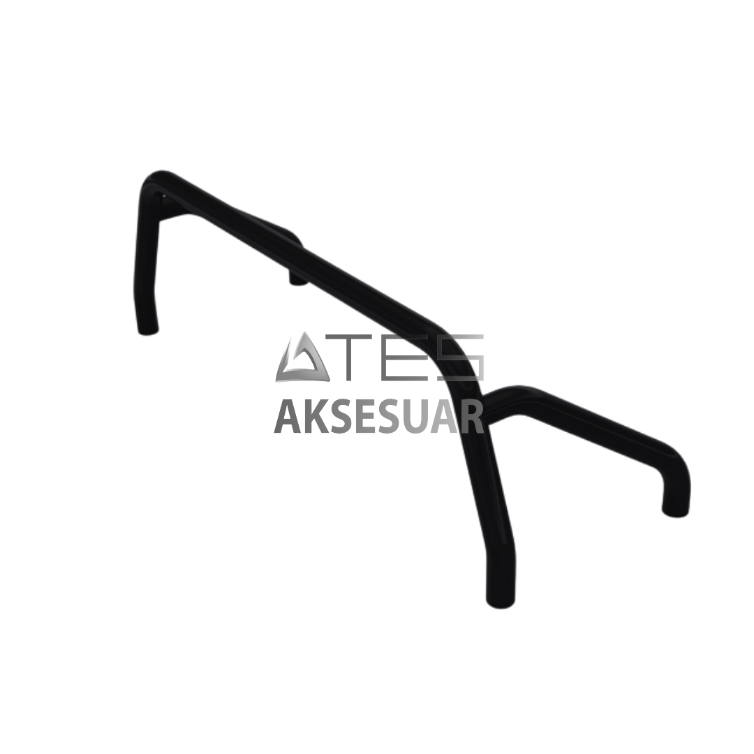 16-2.png ISUZU D-MAX 2007-2012 JUNGLE KROM Pickup Boru Tip Rollbar - Görsel 1