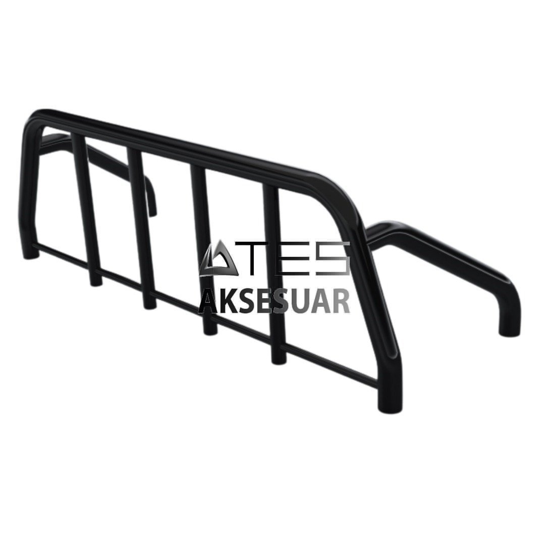 c9330153-82d8-4725-b2d9-f40f3b9380f4-14.jpg TOYOTA HILUX 2005-2015 VİLLAGE BLACK Pickup Boru Tip Rollbar - Görsel 1