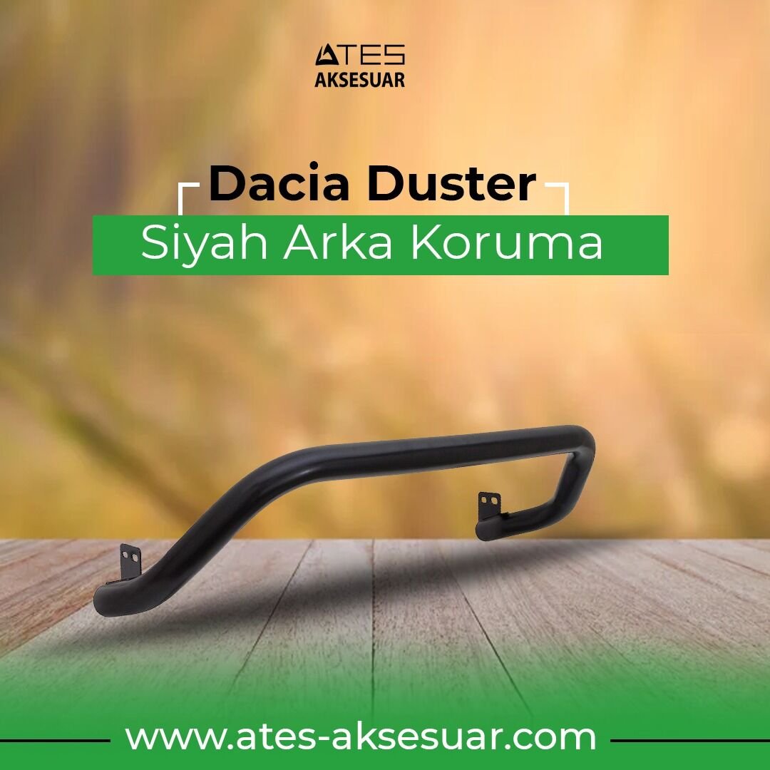 dacia-duster-siyah-arka-koruma.jpeg Dacia Duster Arka Koruma 2018 ve Sonrası - Görsel 1