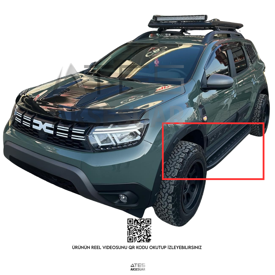 dacia-duster-yan-basamak-13500.png Dacia Duster Noktalı Yan Basamak - Görsel 1
