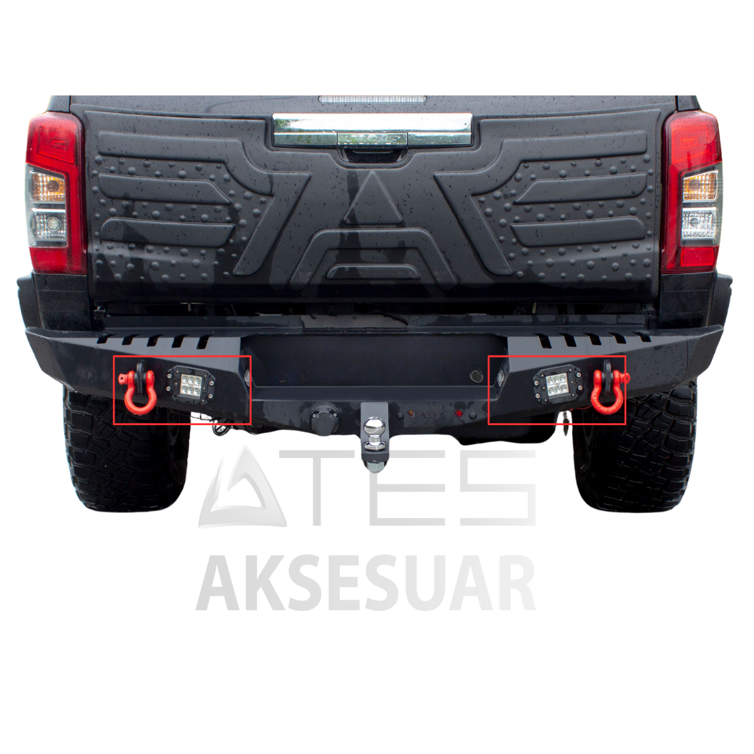 l200-arka-celik-tampon-ledi-ates-aksesuar.png Mitsubishi L200 Arka Çelik Tampon Kare Ledleri - Görsel 1