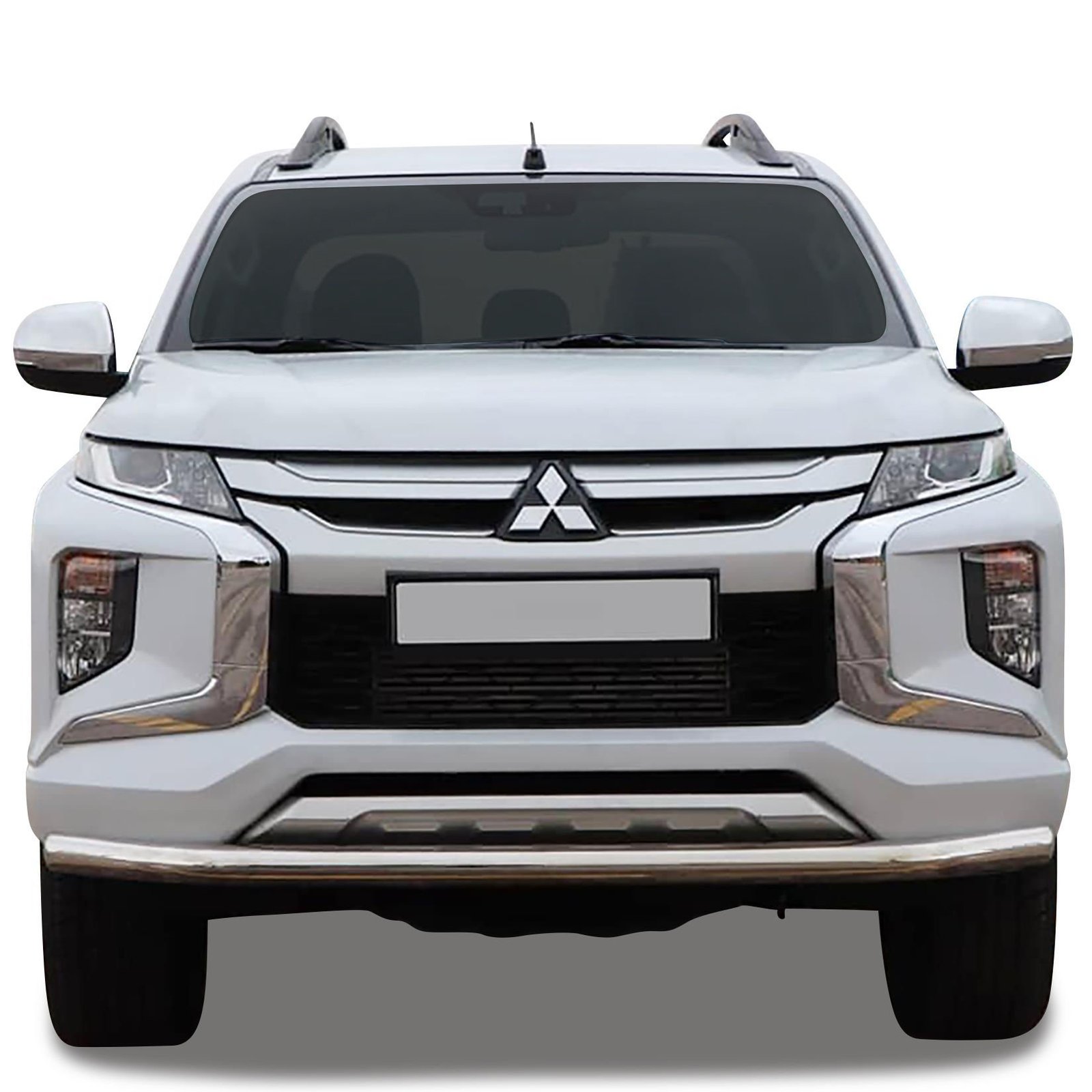 l200-nudge-bar-silver.jpg Mitsubishi L200 Ön Koruma - Görsel 1