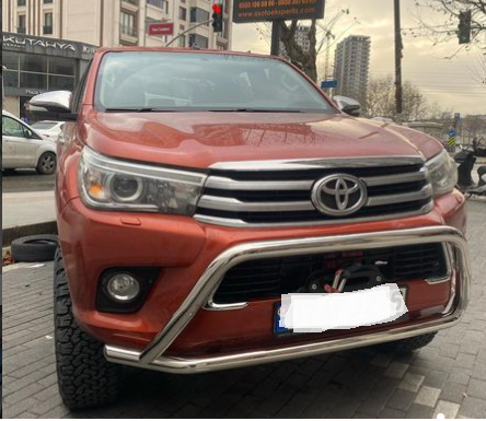 rrr.png Toyota Hilux ÖN KROM KORUMA - Görsel 1