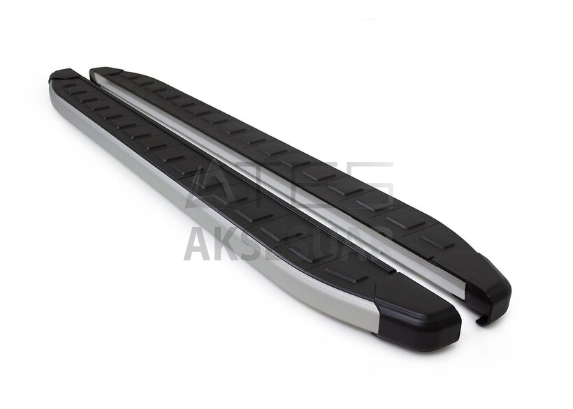 tek-dis-gri.png Mitsubishi L200 Proside Yan Basamak Alüminyum 2006-2015 Arası - Görsel 1