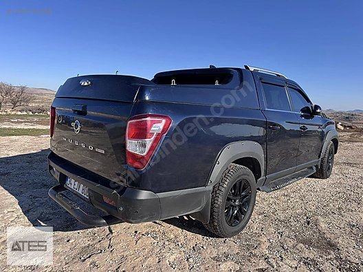 x5-1230740756b2h.jpg Ssangyong Musso Grand Arka Koruma Siyah - Görsel 1