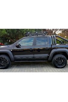 Vw Amarok Kapı Kaplaması Seti Mat Siyah 6 Prç 2010 - 2016 Abs