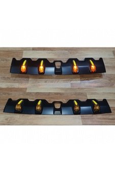 Ducki Hilux Revo 2020 Ve Sonrası Ledli Tavan Ön Şapkası Kep Abs