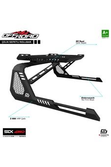 S-Dizayn SDX 4WD Off Road Toyota Hilux 8 Sepetli Çelik Roll Bar V