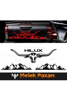 Toyota Hilux Boğa Ve Dağ Bagaj Kapağı Off Road Sticker