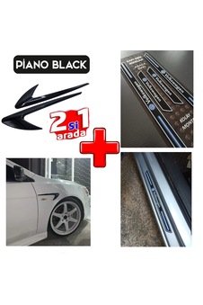 Volkswagen Amarok Kapı Eşiği Çamurluk Venti Piano Black