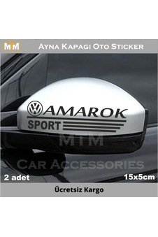 Volkswagen Amarok Ayna Kapağı Oto Sticker (2 Adet)