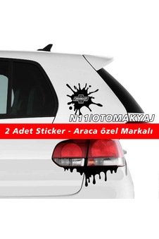 Chevrolet Captiva Sticker 2Adet Kapı Far Tampon Bagaj Stickerı