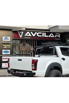 PİKAP ARACLARA ÖZEL ROLLBAR SİYAH PASLANMAZ ARACA ÖZEL ÜRÜN