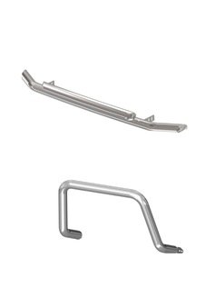 Dacia Duster Double Ön Koruma Ve Arka Koruma Seti Krom 2010-2018