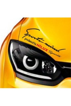 Toyota Hilux Mind Far Üstü Oto Sticker Kaput