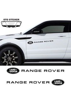 Range Rover Yan Kapı Sticker 1 Çift Sürpriz Hediyeli 55 X 4,5 Cm