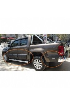 Vw Amarok Kapı Altı Dodiği Kapı Kaplama 6 Parça Abs Plastik
