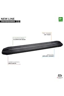 S-dizayn Vw Amarok Newline Siyah Yan Basamak 203 Cm 2010 Üzeri N11.16678