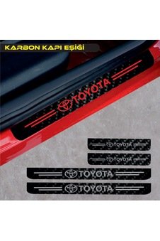 Toyota Hilux Karbon Kapı Eşiği Oto Sticker 4 Adet (527245452)