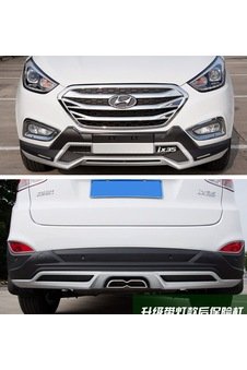 Hyundai ix35 ön ve arka koruma çift çıkış egzozlu