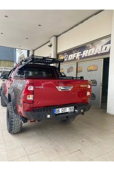 Toyota Hılux Ledli Lazer Kesim Arka Tampon