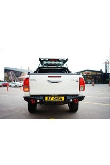 Toyota Hilux Dakar Çelik Arka Tampon Ledli (sensörsüz) 2006-2014
