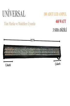 WOLKSWAGEN AMAROK UYUMLU 82 CM YANLARI ÇAKARLI LED BAR