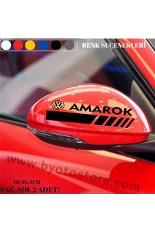 Volkswagen Amarok Için Ayna Kapağı Sticker (2 Adet)