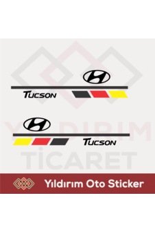 Hyundai Tucson Kapı Altı(Sağ-Sol Takım) Sticker
