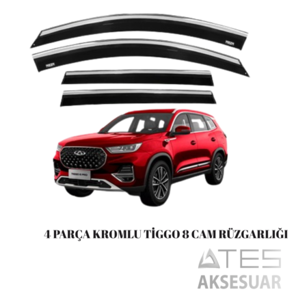 Chery Tiggo 8 Kromlu Cam Rüzgarlığı