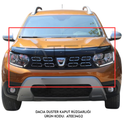 Dacia Duster Kaput Rüzgarlığı 2018–2024