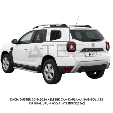 Dacia Duster Kelebek Cam Kaplama 2018–2024