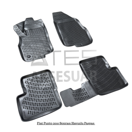 Fiat Punto 2010 ve Sonrası Paspas 3409503 3409504 3401702