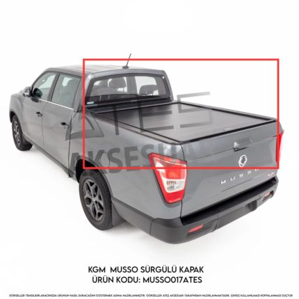 KGM Musso Sürgülü Kapak