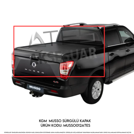 KGM Musso Sürgülü Kapak