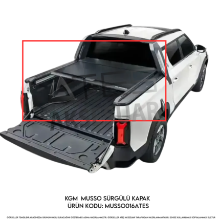 KGM Musso Sürgülü Kapak
