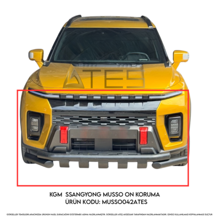 KGM SsangYong Musso EV Ön Koruma