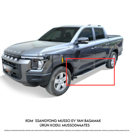 KGM SsangYong Musso EV Yan Basamak