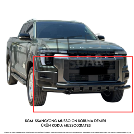 KGM SsangYong Musso Ön Koruma