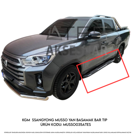 KGM SsangYong Musso Yan Basamak