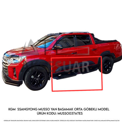 KGM SsangYong Musso Yan Basamak Orta Göbekli
