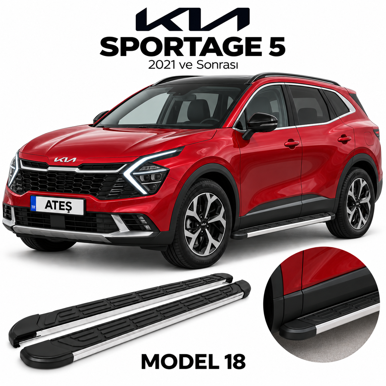 Kia Sportage 5 Yan Basamak - Görsel 1