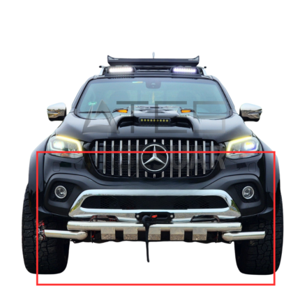 Mercedes-Benz X Class Ön Koruma Krom Shark