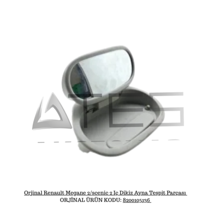 Renault Megane 2 Ve Scenic 2 Ic Dikiz Ayna Bakaliti