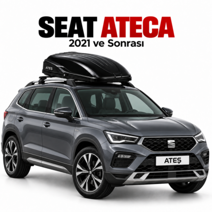 Seat Ateca Uyumlu 420 Litre Parlak Siyah Port Bagaj