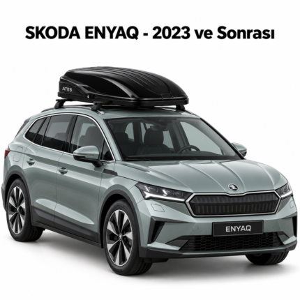 Skoda Enyaq Uyumlu 420 Litre Parlak Siyah Port Bagaj
