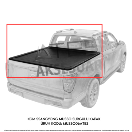 SsangYong Musso Sürgülü Kapak